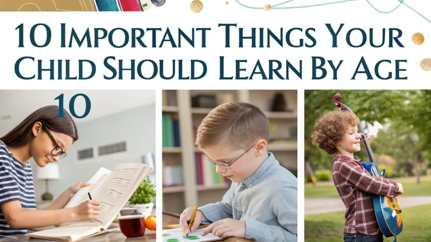 10 Important Things Your Child Should Learn by Age 10