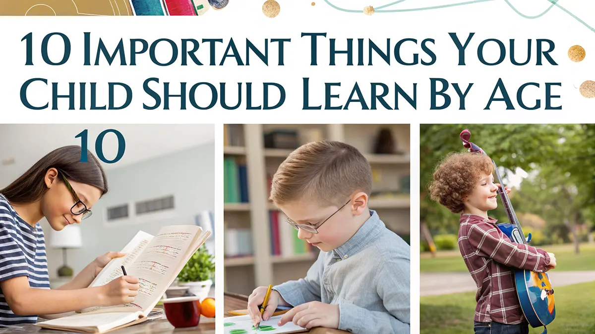 10 Important Things Your Child Should Learn by Age 10