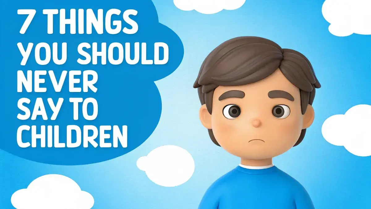 7 Things You Should Never Say to Children