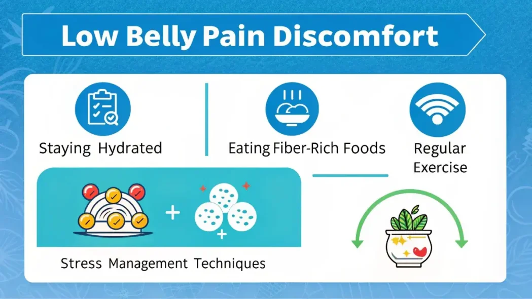 Lifestyle Adjustments to Minimize Low Belly Pain and Discomfort